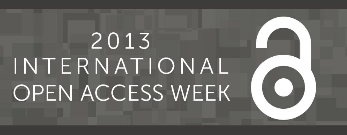 2013 International Open Access Week 2013 International Open Access Week image