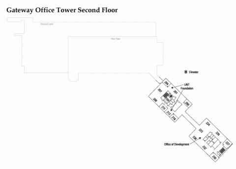 Gateway 2nd Floor Map